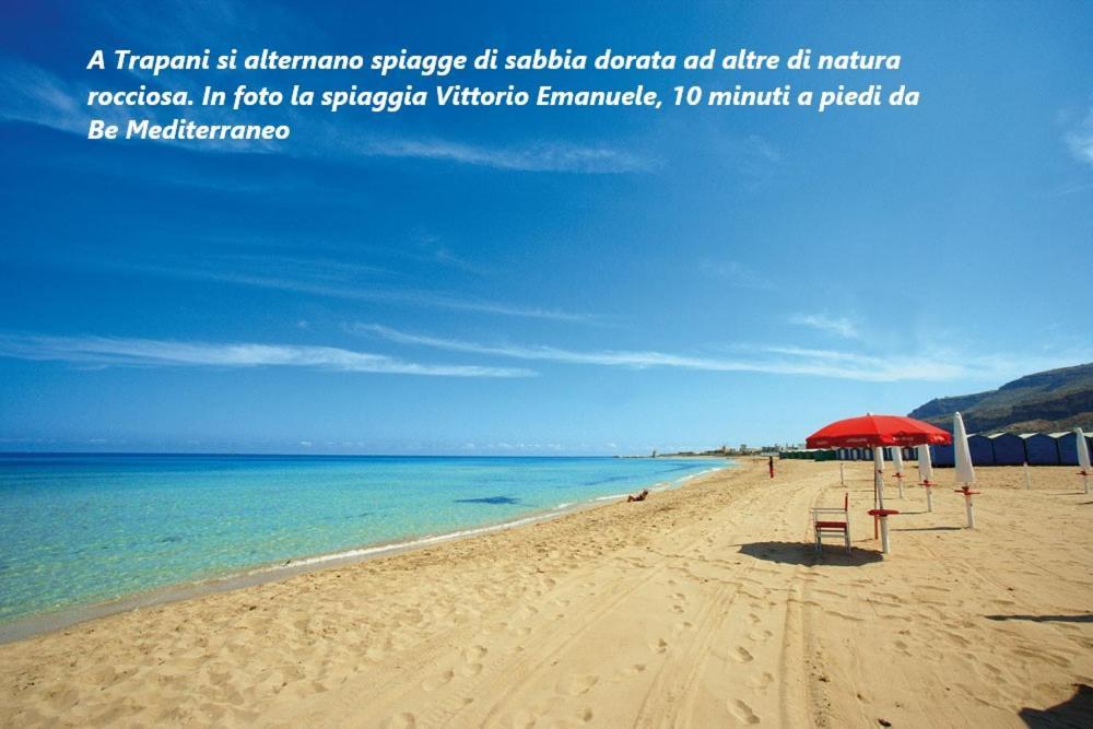 Be Mediterraneo, In Centro Sul Mare - In The Center Beach Front - 80 Mq 特拉帕尼 外观 照片